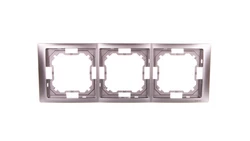 Simon Basic Neos Ramka potrójna stal inox BMRC3/21