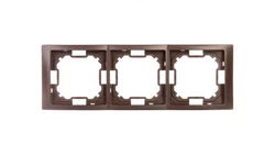 Simon Basic Neos Ramka potrójna czekoladowy BMRC3/47