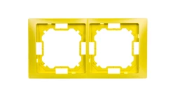 Simon Basic Neos Ramka podwójna limonkowy BMRC2/036