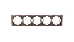 Simon Basic Neos Ramka pięciokrotna tytanowy BMRC5/052