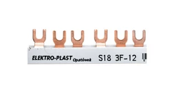 Szyna łączeniowa 3P 63A 12mm2 widełkowa (18mod.) 3F S18 3F-10 45.388