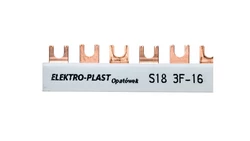 Szyna łączeniowa 3P 80A 16mm2 widełkowa (18mod.) 3F S18 3F-10 45.318