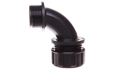 Dławnica kątowa do węża osłonowego PG16 IP65 SILVYN MPC 90 16 czarna 55502488 /10 szt./