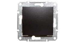 SEDNA Łącznik jednobiegunowy 10AX grafitowy IP44 SDN0100370