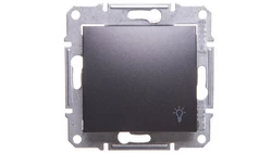 SEDNA Przycisk światło” IP44 grafitowy SDN0900370