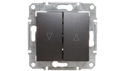 SEDNA Łącznik żaluzjowy 2-biegunowy z blokadą mechaniczną 10A grafitowy SDN1300370