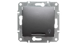 SEDNA Przycisk światło” z podświetleniem grafitowy SDN1800170