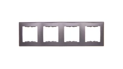 SEDNA Ramka poczwórna pionowa grafitowa SDN5802070