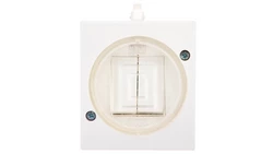 LAMBDA Łącznik hermetyczny świecznikowy IP44 biały ŁNH-2L/00