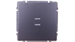 KOS66 Łącznik pojedynczy podświetlany grafit 626011