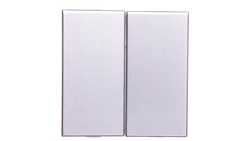 VENA Klawisz podwójny 2szt. 22,5x45 aluminium 514080