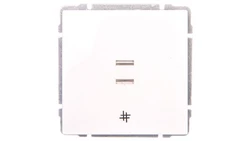 KOS66 Łącznik krzyżowy podświetlany biały 620417