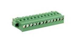Wtyk śrubowy do płytek drukowanych 12P zielony MVSTBR 2,5/12-STF-5,08 1835193 /50szt./