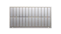 Tabliczka opisowa do wygrawerowania srebrna nieopisana 45x14mm GPE 45X14 SR/R 0807009