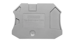 Pokrywa zamykająca 2,2x57,8x47,5mm szara D-UT 2,5/4-TWIN 3047141