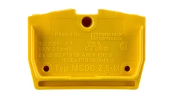 Złączka przelotowa 2,5mm2 żółta MSDB 2,5-M YE 3244290 /50szt./