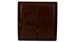 BIS Łącznik żaluzjowy brązowy ŁN-7B/24