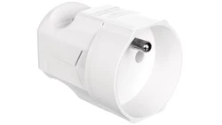 Gniazdo przenośne 10A 2P+Z 250V białe GN-170