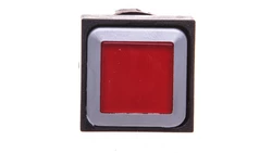 Napęd przycisku czerwony z podświetleniem z samopowrotem Q18LT-RT 089776