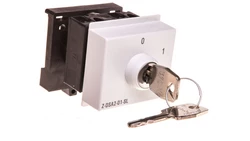 Przełącznik obrotowy 0-1 20A 2P kluczyk Z-DSA2-01-SL 248873