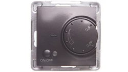 IMPRESJA Regulator temperatury /czujnik podłogowy/ antracyt RTP-1Y/m/50