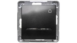 IMPRESJA Przycisk /dzwonek/ z podświetleniem antracyt ŁP-6YS/m/50