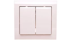 KIER Łącznik schodowy + pojedynczy beżowy ŁP-9W/01