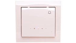 KIER Przycisk /dzwonek/ z podświetleniem beżowy ŁP-6WS/01