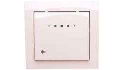 KIER Łącznik krzyżowy z podświetleniem beżowy ŁP-4WS/01