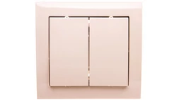 KIER Łącznik świecznikowy beżowy ŁP-2W/01