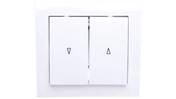 KIER Łącznik żaluzjowy biały ŁP-7W/00