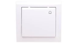 KIER Przycisk /dzwonek/ biały ŁP-6W/00