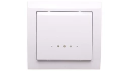 KIER Łącznik kontrolny z podświetleniem biały ŁP-12WS/00