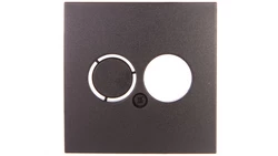 Berker B1/B5/B7 GLAS Plakietka do gniazda głośnikowego z płytką nośną do przyłaczy miniaturowych antracytowa 11961606