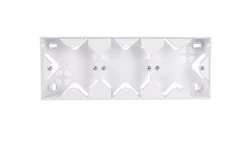 SONATA Puszka natynkowa potrójna biały PNP-3R/00