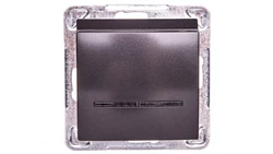 IMPRESJA Łącznik hotelowy z podświetleniem antracyt ŁP-15YS/m/50