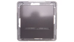 IMPRESJA Łącznik kontrolny z podświetleniem antracyt ŁP-12YS/m/50