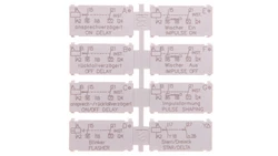 Tabliczka opisowa dla przekaźnika 2P 3RP1901-0B