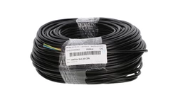 Przewód mieszkaniowy H03VV-F (OMY) 3x1,5 żo czarny 300/300V /100m/