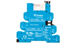 Przekaźnikowy moduł sprzęgający 6,2mm MasterPLUS 1P 6A 220-240V AC styki AgNi zaciski sprężynowe 39.61.3.230.0060