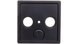 Plakietka centralna gniazda antenowego 2/3 wyjścia antracyt 12036086