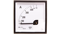 Amperomierz analogowy tablicowy 800/400A do przekładnika 400/5A 72x72mm IP50 C3 K=90 st. EA17N F42100000000
