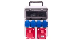 Rozdzielnica stacjonarna HEL 1x32A/4P+1x16A/4P+4x16AGS230V 9012605W