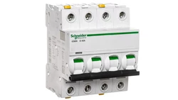Wyłącznik nadprądowy 4P D 40A 6kA AC iC60N-D40-4 A9F05440