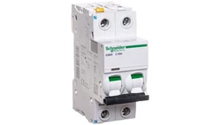 Wyłącznik nadprądowy 1P+N C 50A 10kA AC iC60H-C50-1N A9F07650