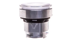 Napęd przycisku biały z podświetleniem bez samopowrotu ZB4BH013