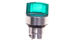 Napęd przełącznika 3 połóżeniowy zielony z samopowrotem z prawej do środka ZB4BK1833