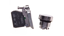 Przycisk sterowniczy 22mm bialy 1Z z samopowrotem XB4BA11