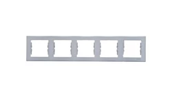 Sedna Ramka pięciokrotna pozioma szara SDN5800933