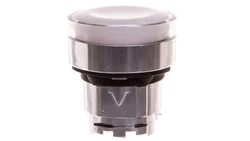 Napęd przycisku biały z podświetleniem z samopowrotem ZB4BW31